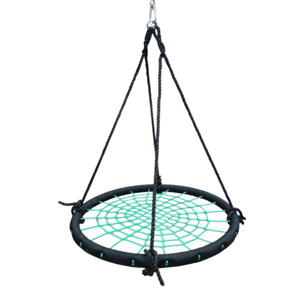 Fanno-100cm Spidey Web Swing for Kids Outdoor Play Compatible with Swing Sets