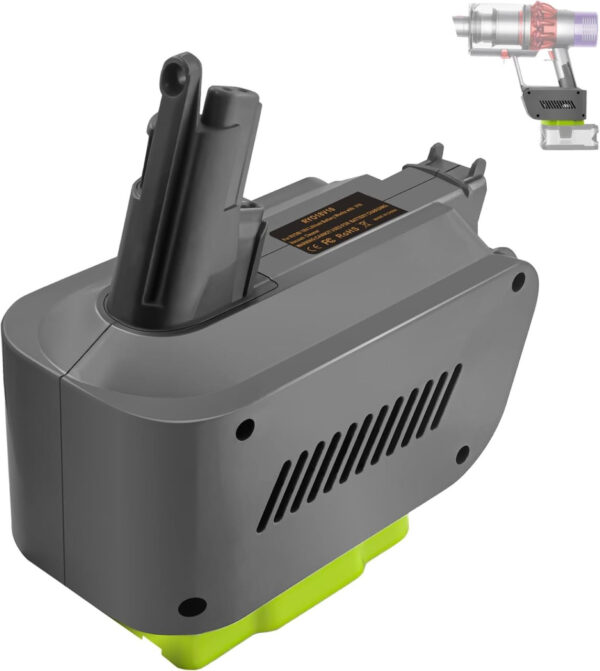 Fanno-Hygieia Ryobi Converter - Ryobi ONE+ 18V To Dyson V10 Battery Converter / Adapter