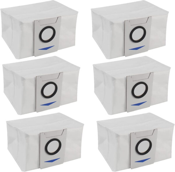 Fanno-6 Pack Auto Empty Station Dust Bags Compatible with Ecovacs Deebot X1 Series