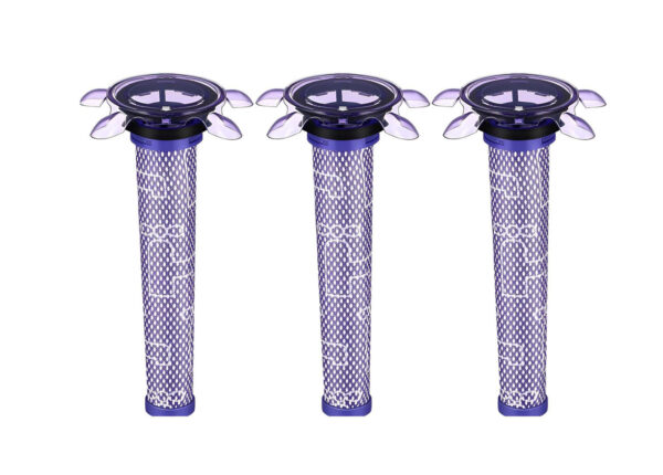 Fanno-Compatible 3 Pack Star Pre-Filters for Dyson V7 V8 Vacuum Cleaners Washable