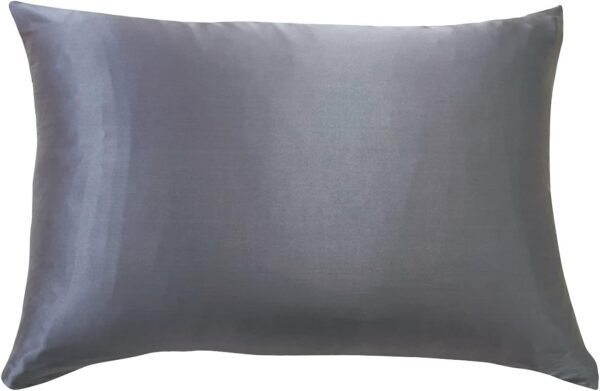 Fanno-Luxury Pillowcase - 100% Pure Mulberry Silk on Both Sides - Charcoal