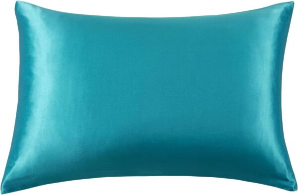 Fanno-Luxury Pillowcase - 100% Pure Mulberry Silk on Both Sides - Teal