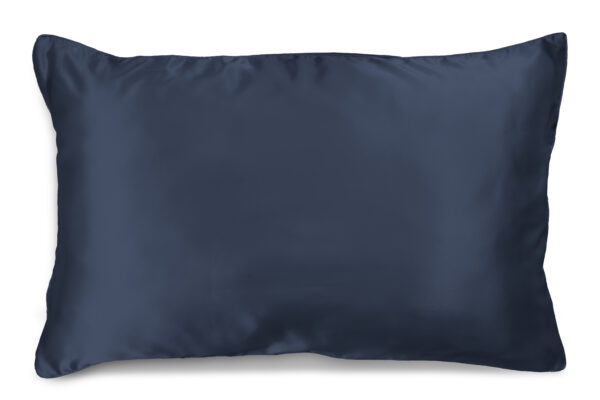 Fanno-Silk Pillowcase Compatible with iPhone Midnight Navy Reduces Bedhead Frizz 51x76cm