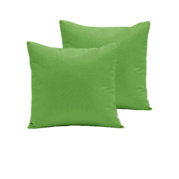 Fanno-European Pillowcases Set of 2 280TC Polyester Cotton 64 x 64 cm Lime Color