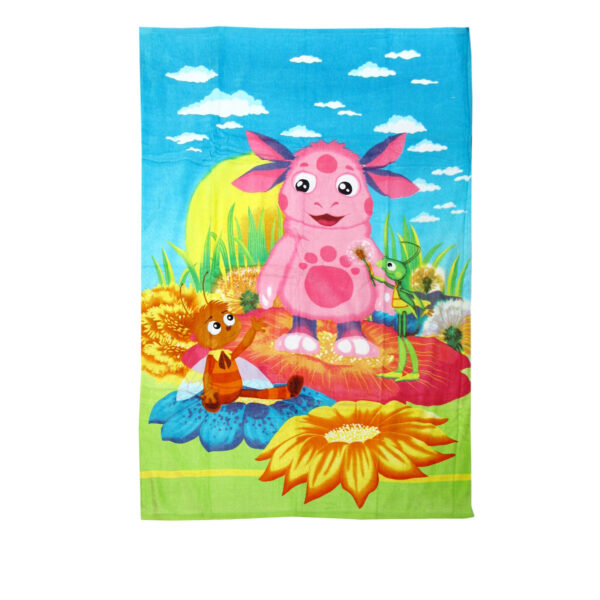 Fanno-Beach Towel for Kids Moonzy and Friends Colorful Cotton Soft Absorbent 100x150 cm