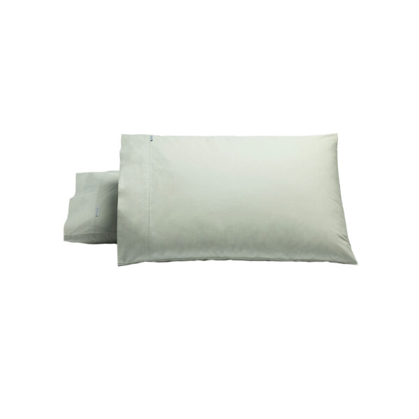 Fanno-Standard Pillowcases 300TC Cotton Silver Soft 48x74cm Bedroom Decor