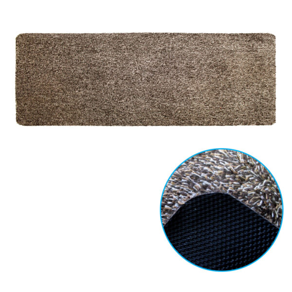 Fanno-Absorbent Runner Mat 150 x 57 cm Antislip Backing for Kitchen Bathroom Entrance