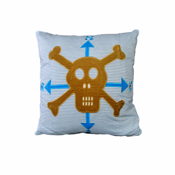 Fanno-Happy Kids Pirate 43x43 cm Square Filled Cushion