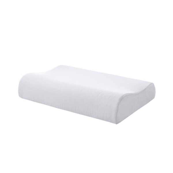 Fanno-Accessorize White Cotton Rich Contour Pillowcase 40x60x12cm