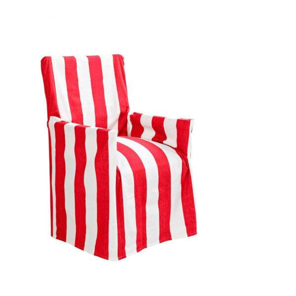 Fanno-Cotton Director Chair Cover Red Stripes for Outdoor Relaxing and Entertaining