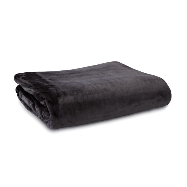 Fanno-Luxury Plush Blanket Soft Polyester Solid Colour Warm Cozy Super King Size