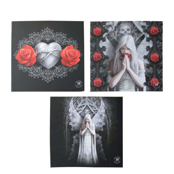 Fanno-Set of 3 Gothic Fairy Wall Canvas Art for Home Decor Fantasy Accent