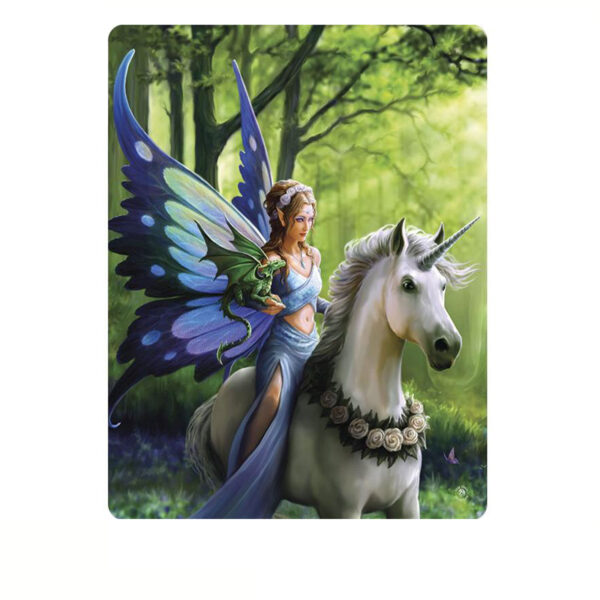 Fanno-Fantasy Polar Fleece Throw Blanket 127 x 152 cm Enchanted Artwork Polyester