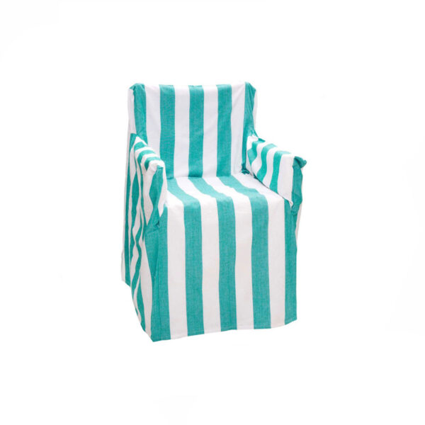 Fanno-Cotton Director Chair Cover for Outdoor Use Retro Stripe Design Soft Fabric