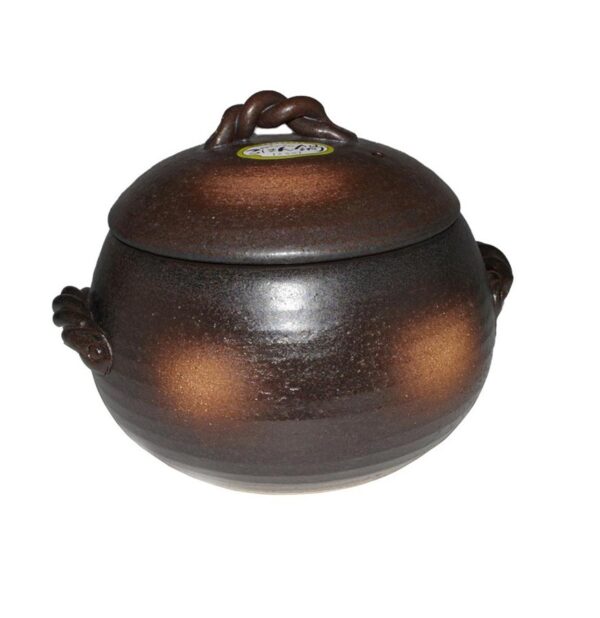 Fanno-Donabe Rice Clay Pot for Cooking Japanese Rice Healthy Traditional Clay Pot