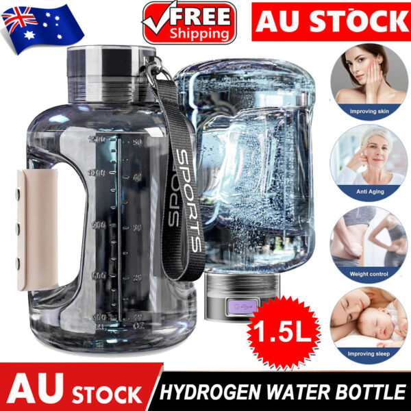 Fanno-1.5L Hydrogen Water Bottle Hydrogen Rich Portable Rich Hydrogen Water Generator