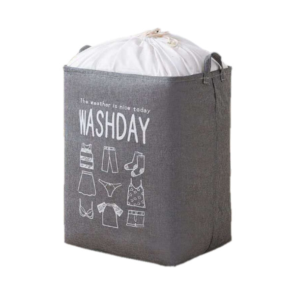 Fanno-Ex-Large Capacity Collapsible Laundry Basket Durable Foldable Hamper Cotton Linen