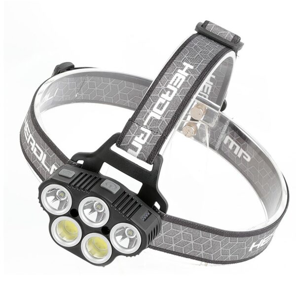 Fanno-LED Head Torch with Induction 6 Modes USB Rechargeable Waterproof Camping Light