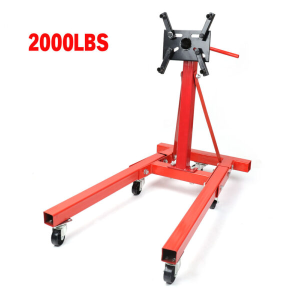 Fanno-900kg Engine Stand Heavy Duty Folding Design Adjustable Mount for Auto Workshop