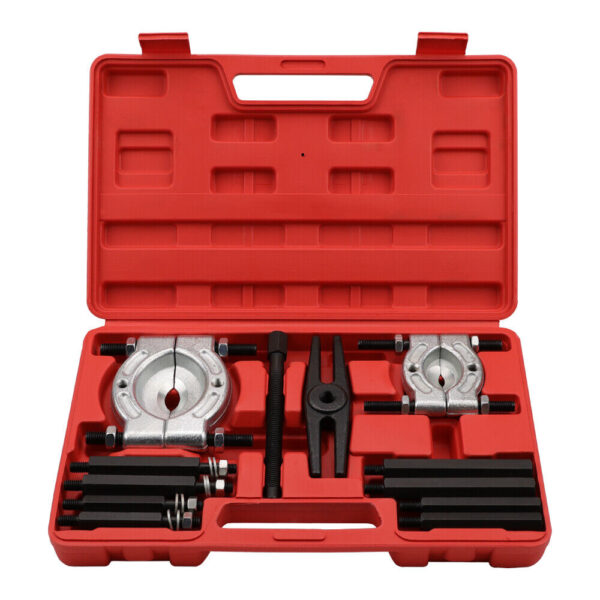 Fanno-Bearing Splitter Gear Puller Tool Kit for Removing Gears and Bearings 12 Piece Set