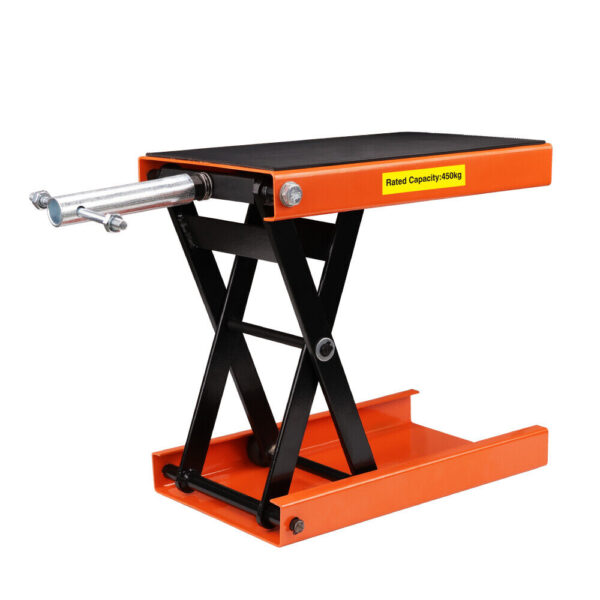 Fanno-Motorcycle Scissor Lift Jack Heavy Duty 1000 lbs Capacity Adjustable Height Repair Tool