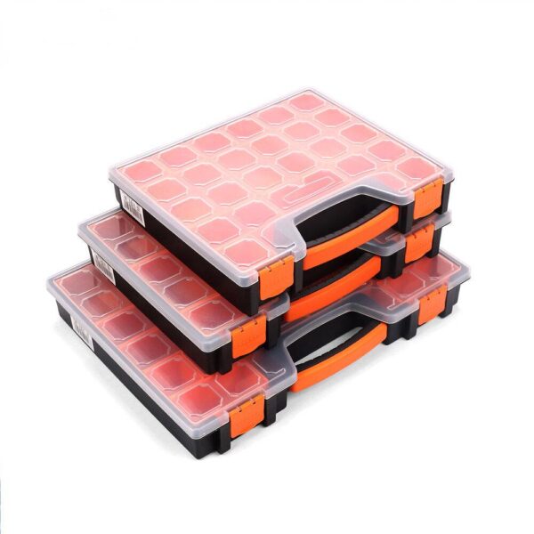 Fanno-Parts Storage Box Tool Organizer with 22 Compartments for Crafts and Supplies