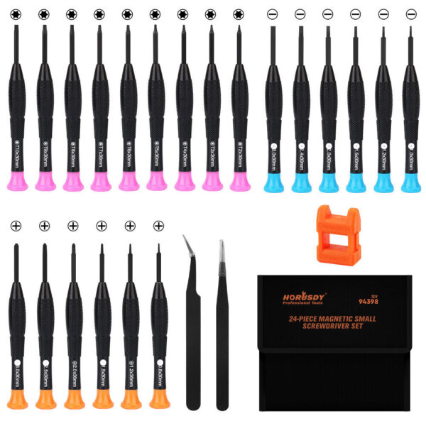 Fanno-24-Piece Magnetic Precision Screwdriver Set for Electronics Watch Jewelry Repair