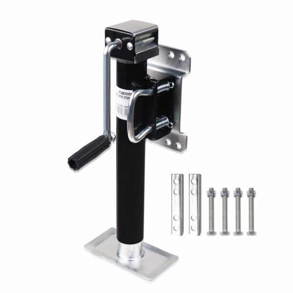 Fanno-Heavy Duty Trailer Jack Stand with Sidewind Handle 5000lbs Capacity for Towing