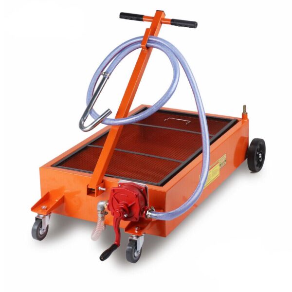 Fanno-Low Profile Waste Oil Drainer 76L Mobile Pump for Trucks Vans and 4WD Vehicles