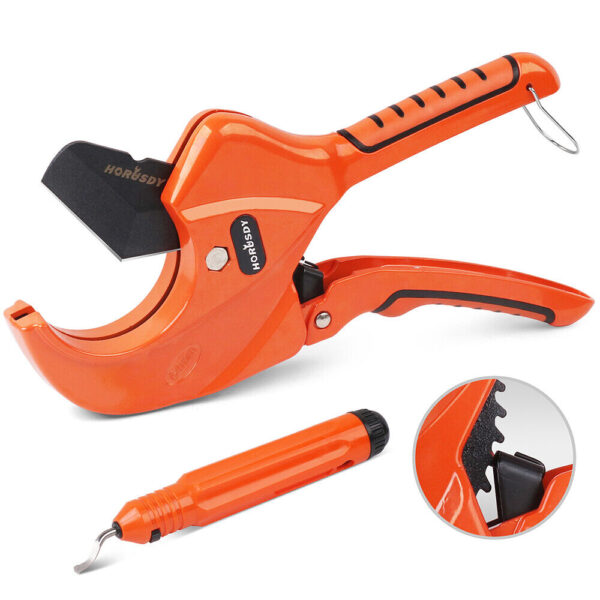 Fanno-Ratchet Pipe Cutter and Deburring Tool for PVC PPR PE Pipe Cutting 64mm