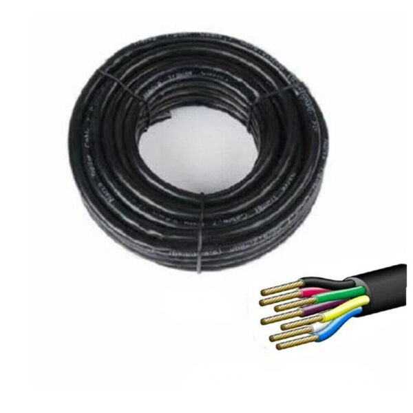 Fanno-7 Core 2.5mm Oxygen Free Copper Wire Cable 30M for Caravans Trailers 4WDs