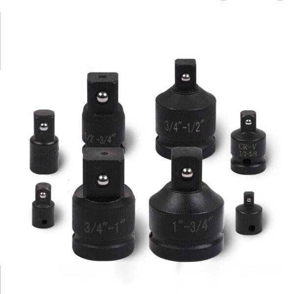 Fanno-8Pc Impact Socket Reducer Set Heavy Duty Adapters for Ratchet Wrench Storage Case