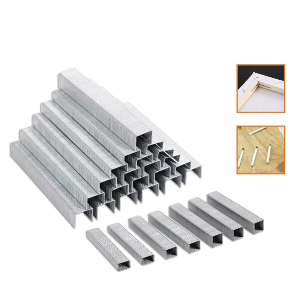 Fanno-2100x 6mm 8mm 10mm Door Shaped Staples Nails for Staple Gun Upholstery Refills