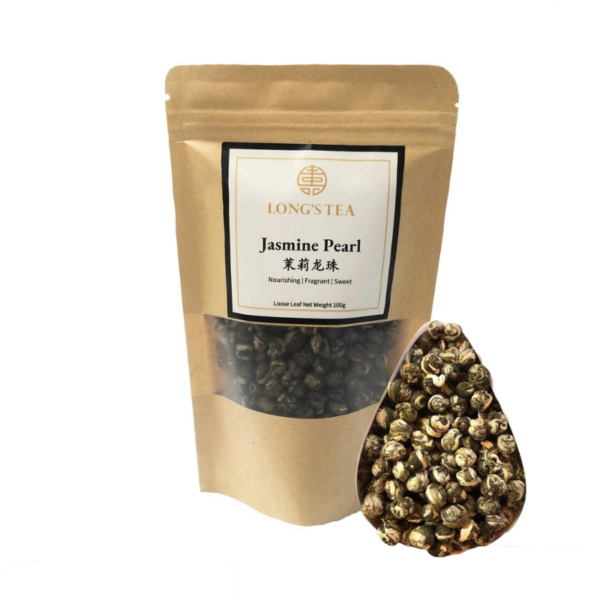 Fanno-Jasmine Pearl Green Tea Loose Leaf Floral Aroma Health Benefits 5 x 100g