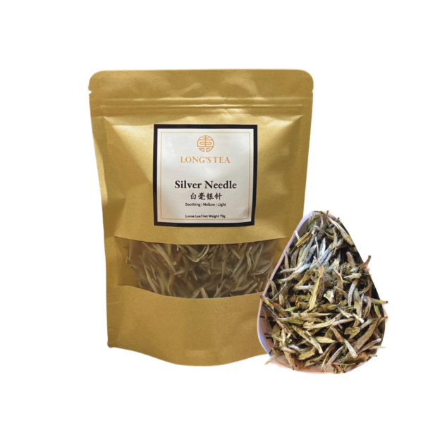 Fanno-Silver Needle White Tea Bai Hao Yin Zhen 5 x 70g Premium Loose Leaf Tea