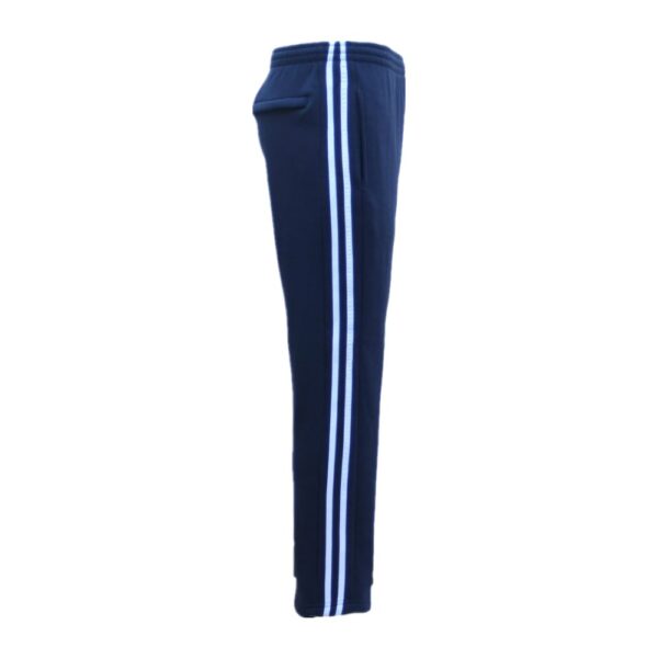 Fanno-Men's Fleece Track Pants with Zip Pocket Casual Sports Trousers S-6XL Navy