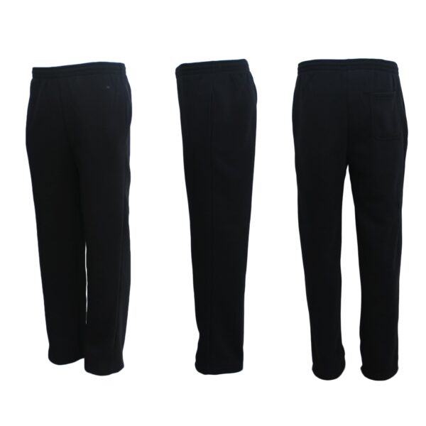 Fanno-Soft Stretch Track Pants Fleece Lined Relaxed Fit for Sports Work Casual Winter