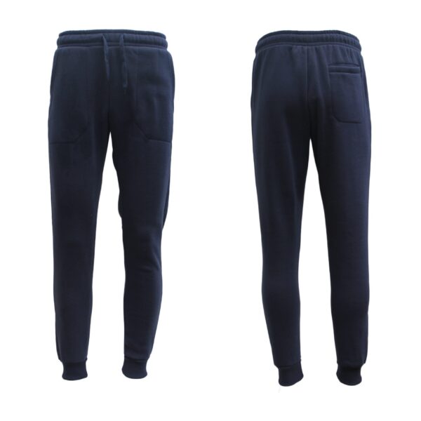 Fanno-Fleece Lined Sweat Pants for Men and Women Casual Warm Trackies XS-6XL Navy