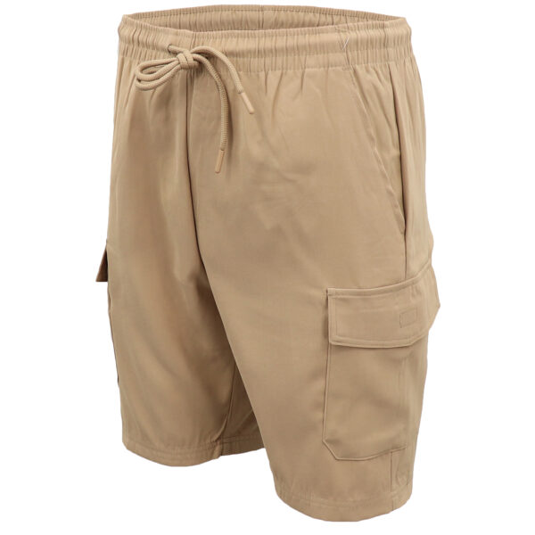 Fanno-Men's Cargo Shorts with Elastic Waist and 4 Pockets for Casual and Active Wear