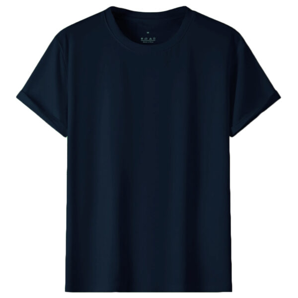 Fanno-Premium Cotton Adult T-Shirt Unisex Basic Crew Neck Plain Tee Navy 3XL