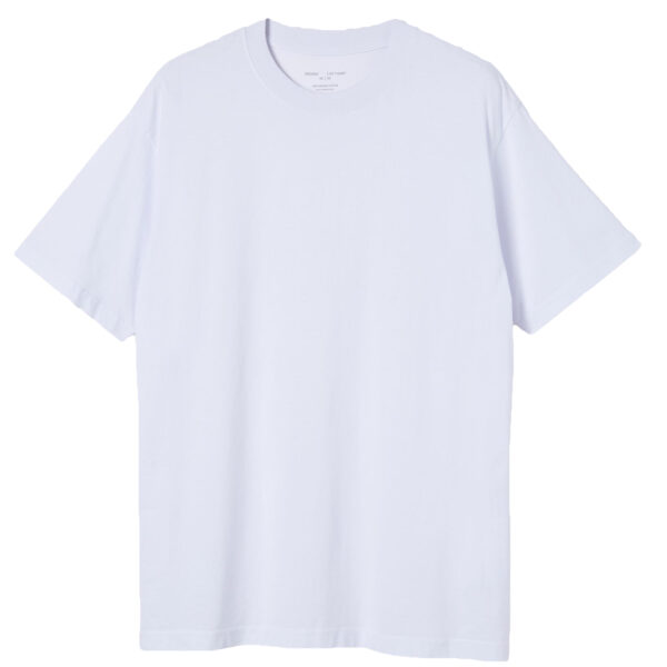 Fanno-Premium Cotton Adult T-Shirt Unisex Basic Crew Neck Blank Tee White XL Size