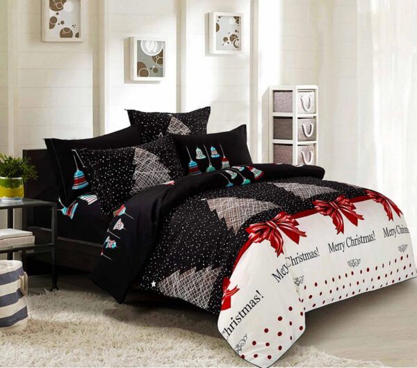 Fanno-Quilt Cover Set with Elegant Pattern Soft Polyester for All-Season Comfort