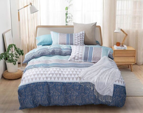 Fanno-Artistic Quilt Cover Set for Bedroom with Pillowcases Soft Durable Elegant Design