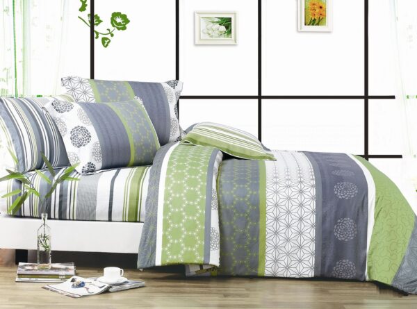 Fanno-Quilt Cover Set with Elegant Pattern Soft Polyester for Bedroom Comfort