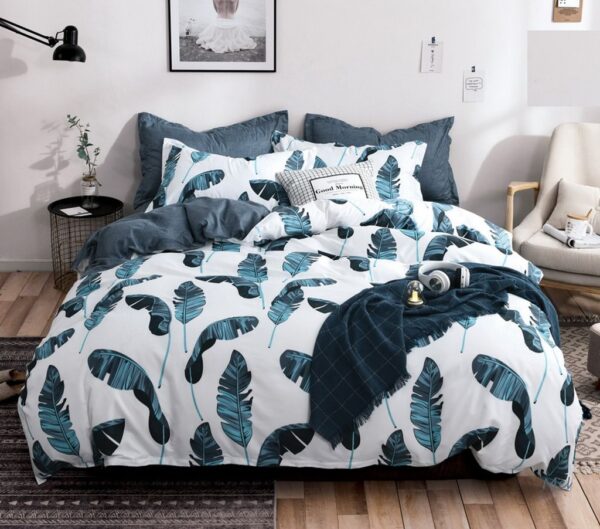 Fanno-Quilt Cover Set with Elegant Pattern Soft Polyester for All-Season Comfort