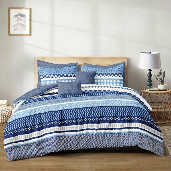 Fanno-Quilt Cover Set with Elegant Pattern Soft Polyester for Bedroom Decor