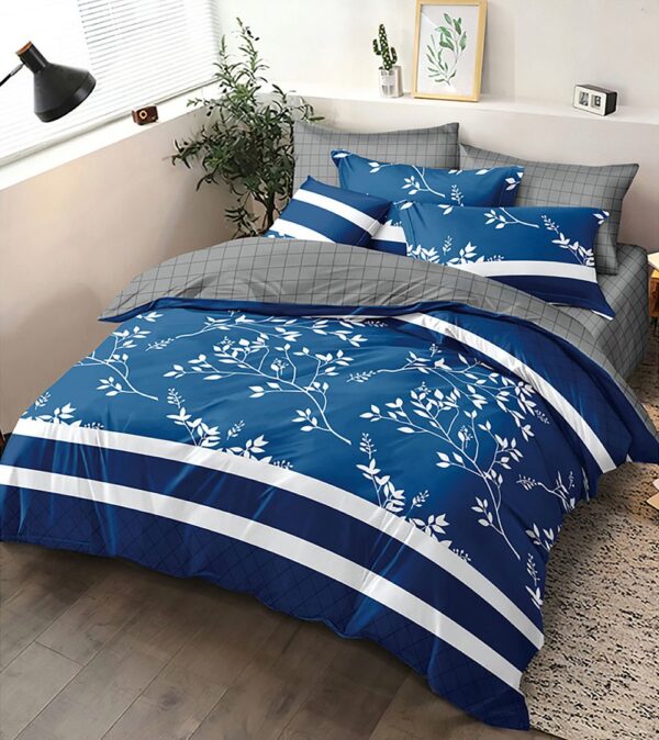 Fanno-Quilt Cover Set with Elegant Pattern Soft Polyester for All-Season Comfort