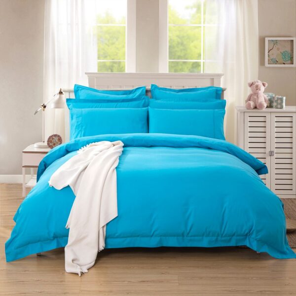 Fanno-Quilt Cover Set Lightweight Microfibre Soft Breathable Machine Washable Neutral Color