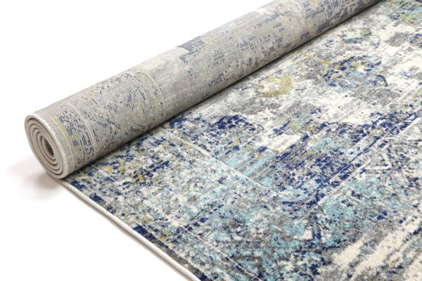 Fanno-Transitional Area Rug 50x80 Distressed Patina Modern Vintage Easy-Care Decor