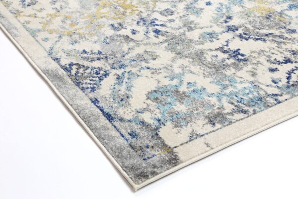 Fanno-Transitional Area Rug 50x80 Distressed Patina Modern Vintage Easy-Care Decor